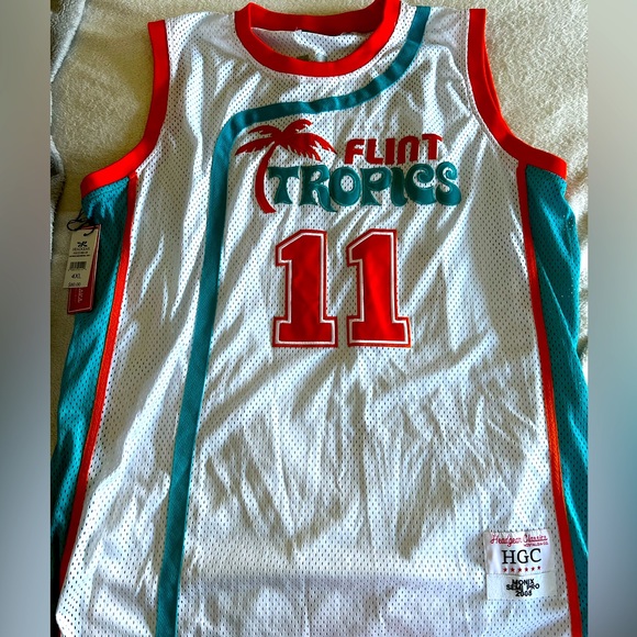 Basketball Jersey 4XL white and orange - Picture 1 of 5